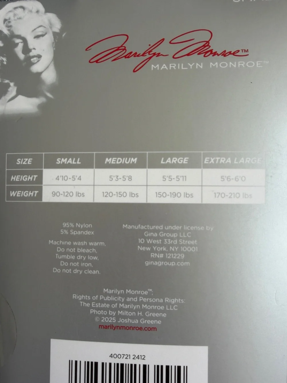 Marilyn Monroe Black Opaque Tights - Classic Hosiery